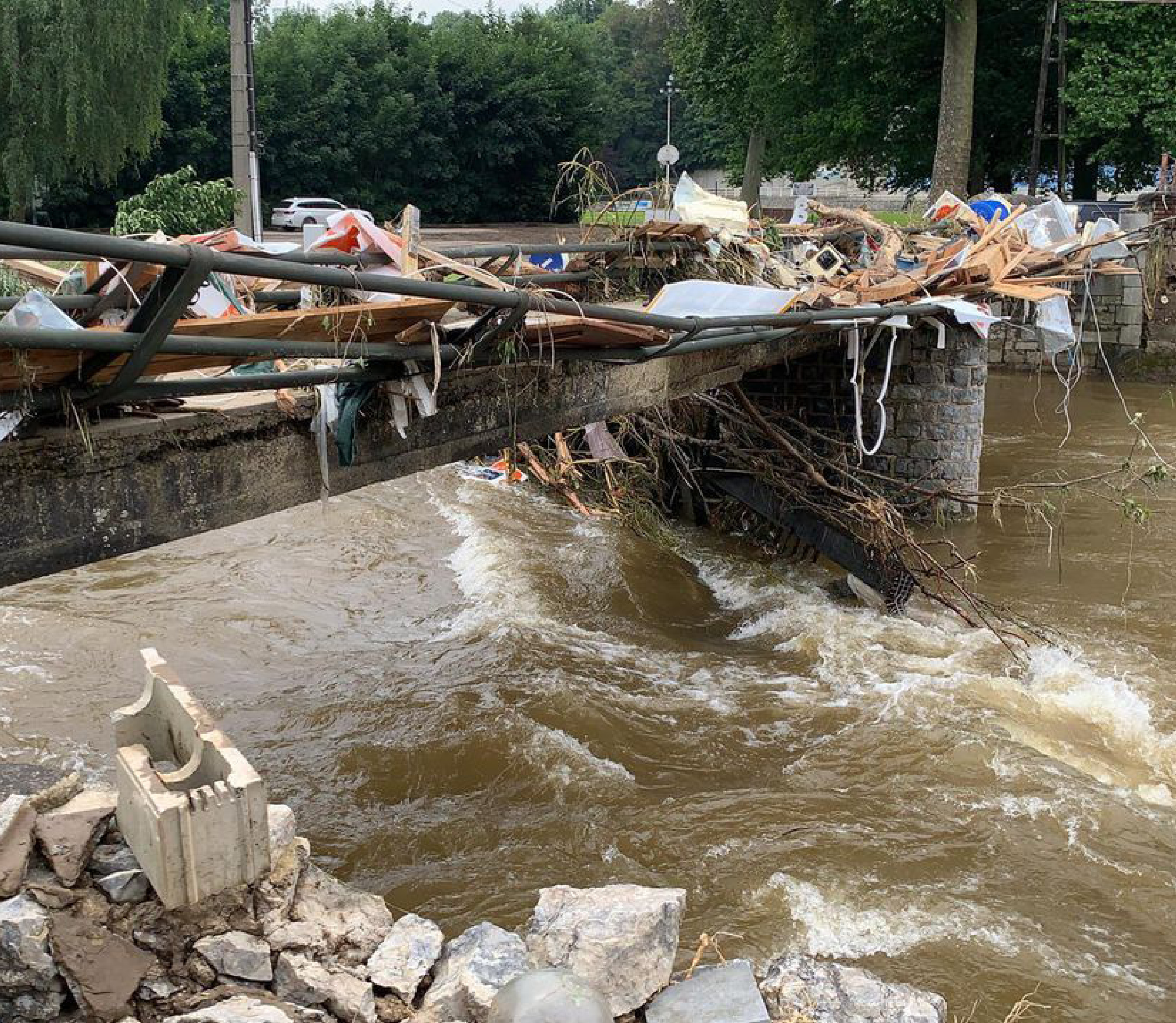 Herdenking overstromingen in Wallonië