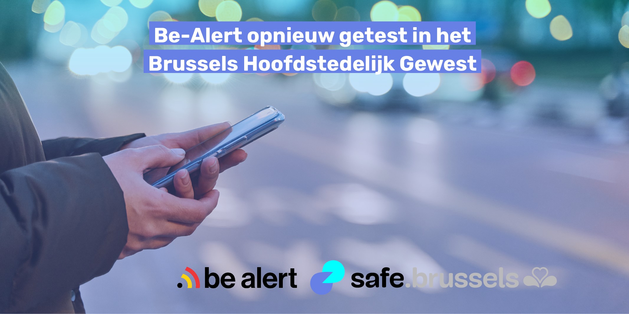 Test BE-Alert op 04/04 in het Brussels Hoofdstedelijk Gewest
