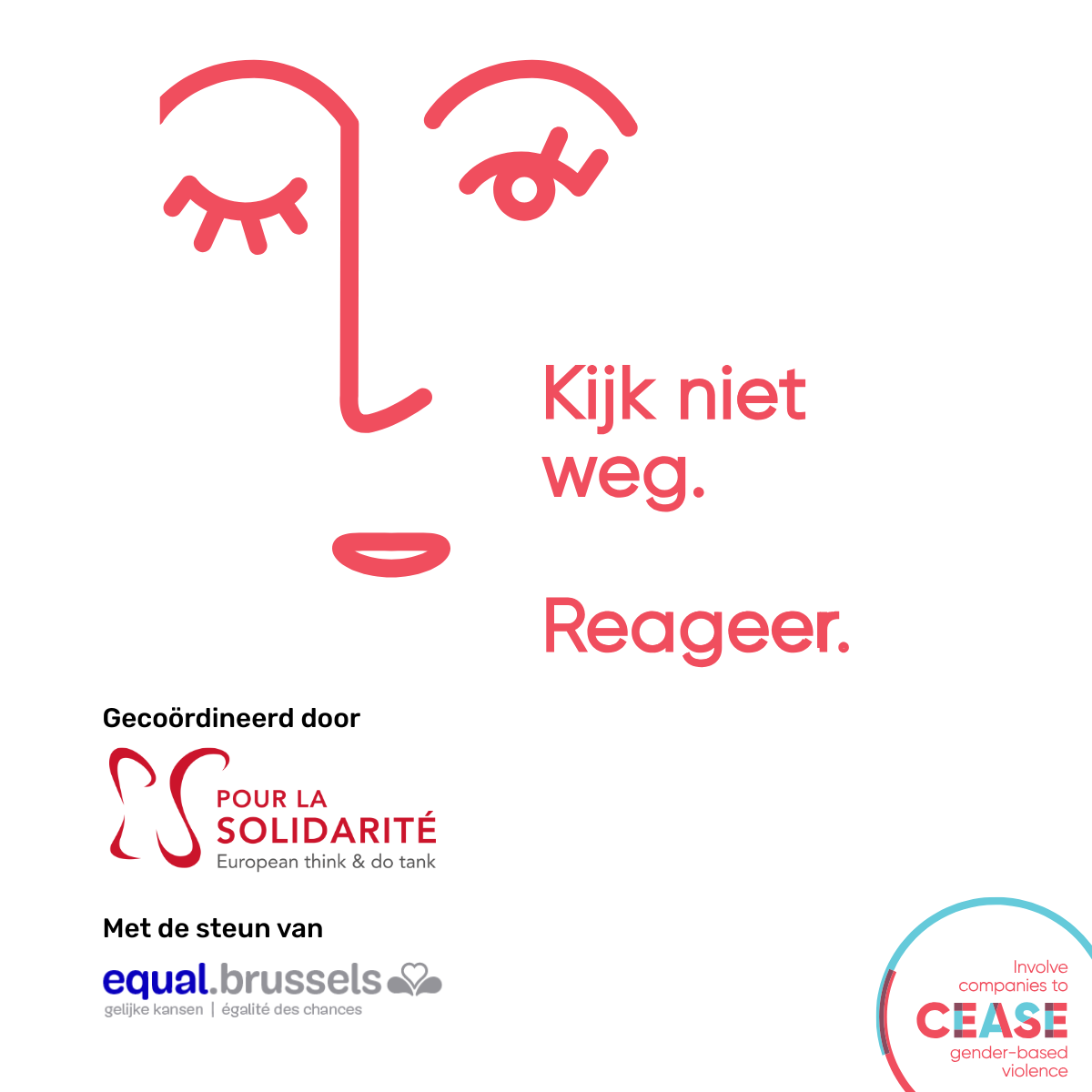 Safe.brussels trekt ten strijde tegen huiselijk geweld door lid te worden van het CEASE-netwerk