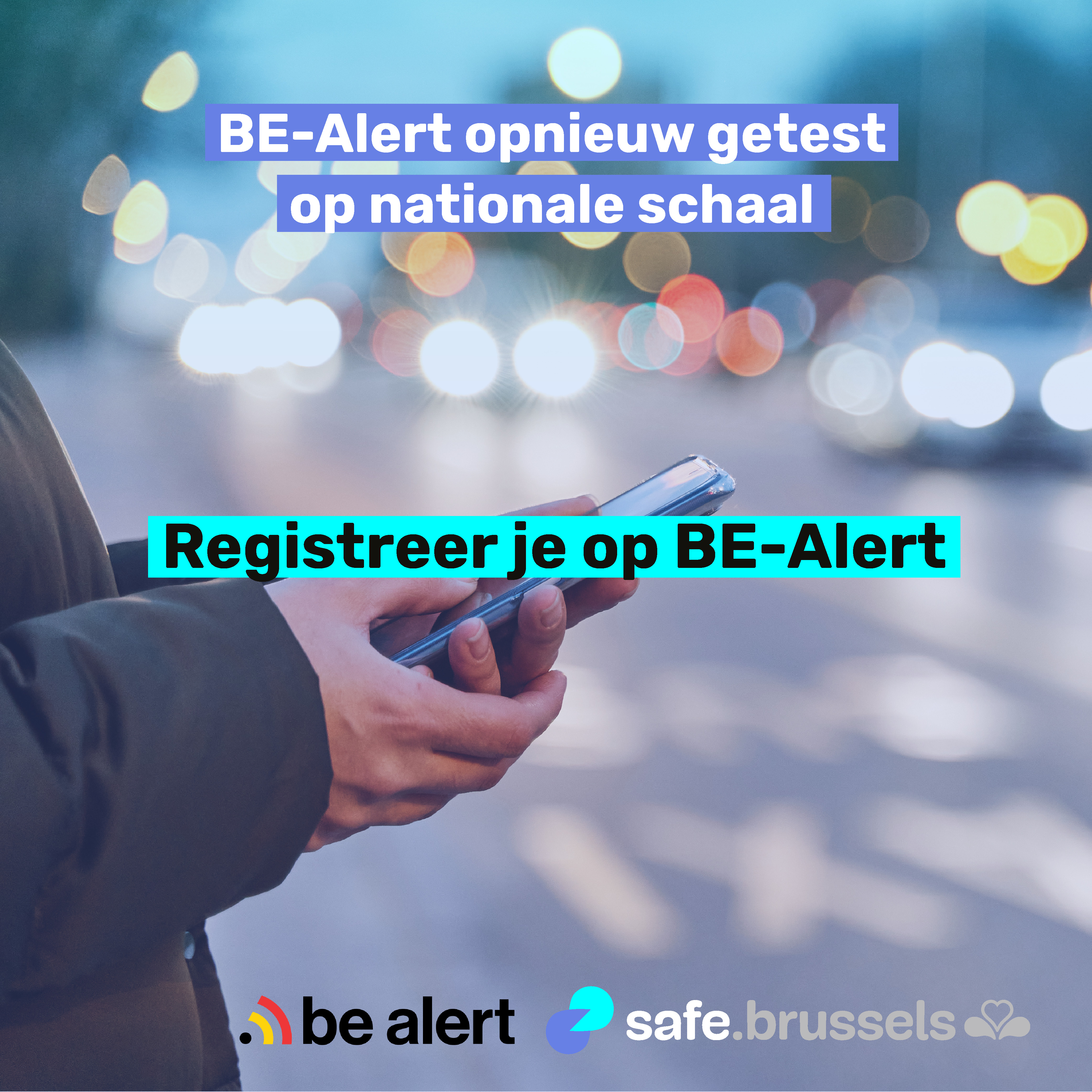 Safe.brussels neemt deel aan de nationale testdag op donderdag 2 oktober